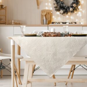 ArtFir Vianočný obrus 08 | béžová 85 x 85 cm