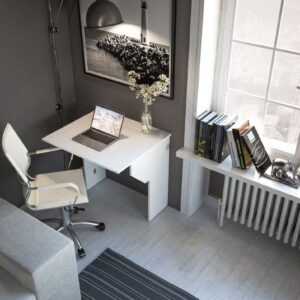 Szynaka Písací stôl so sklápacou doskou BINGO | biela