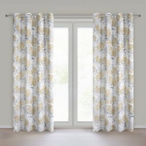 ArtFir Záves INARI K | strieborná/horčicová 140 x 250 cm