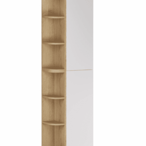 ArtCom Vysoká skrinka ASTER WHITE ASG 2SP/2URSM