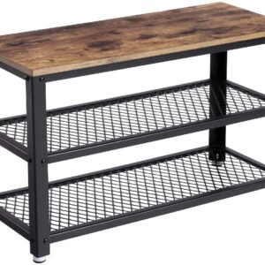 VASAGLE sedací botník industriálny 73×45 cm