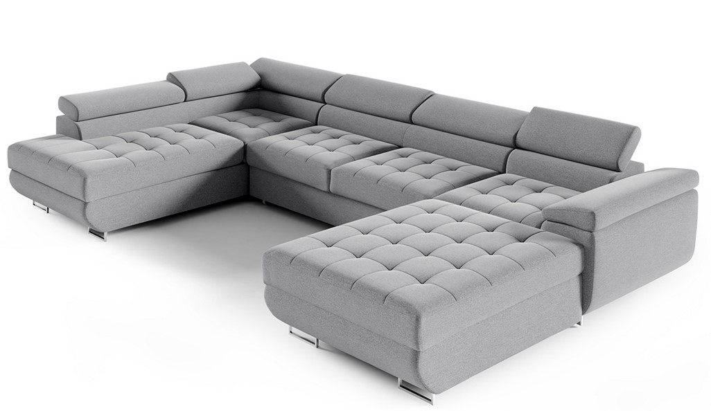 ArtPK Rohová sedacia súprava BENJAMIN 275 U XL | ľavá strana Farba: Castel 20 – Obrázok 2