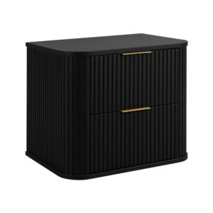 Elvisia Skrinka pod umývadlo ELEGANCE Black | 60 cm