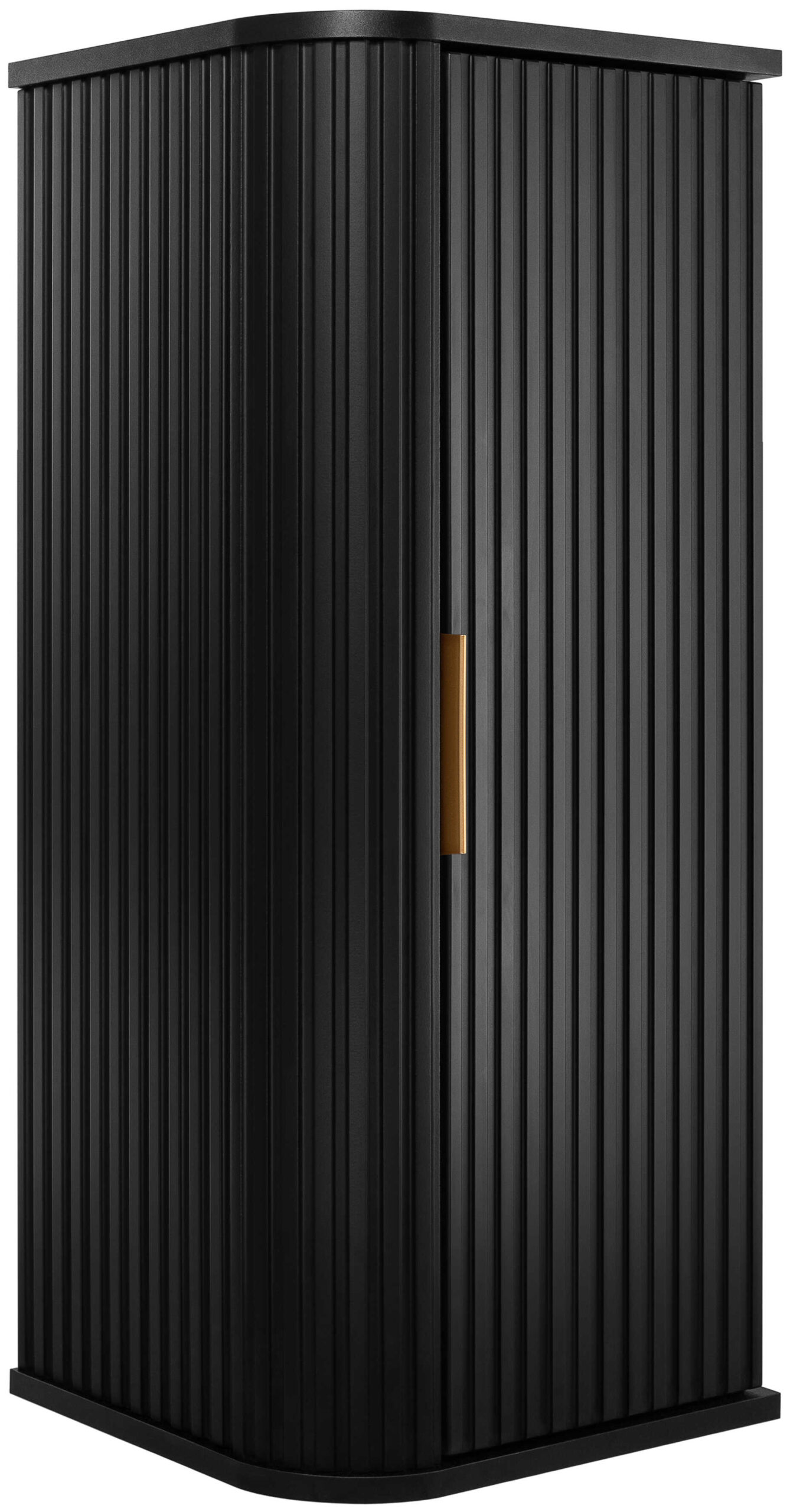 Elvisia Závesná skrinka do kúpeľne ELEGANCE Black – Obrázok 4