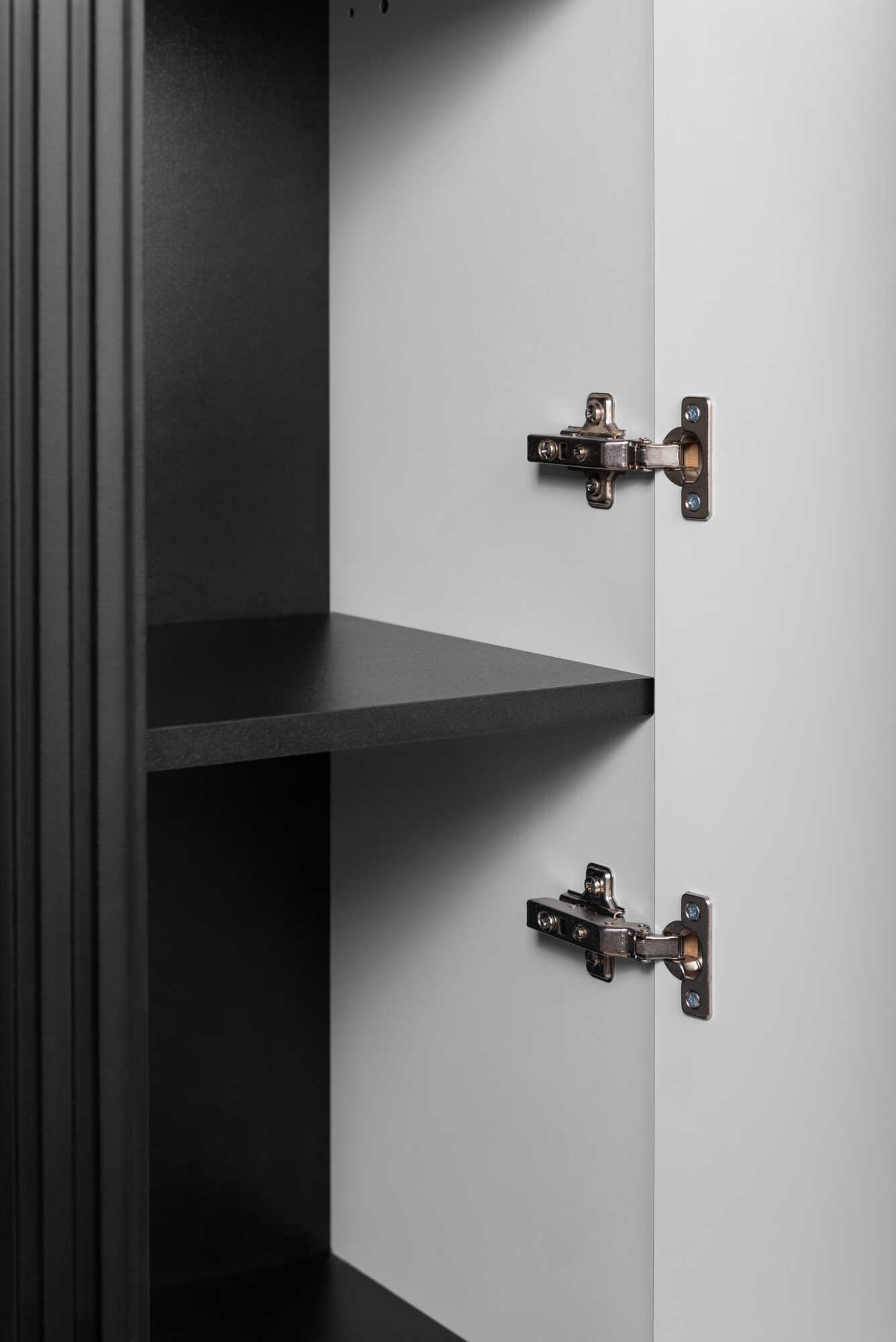 Elvisia Závesná skrinka do kúpeľne ELEGANCE Black – Obrázok 8