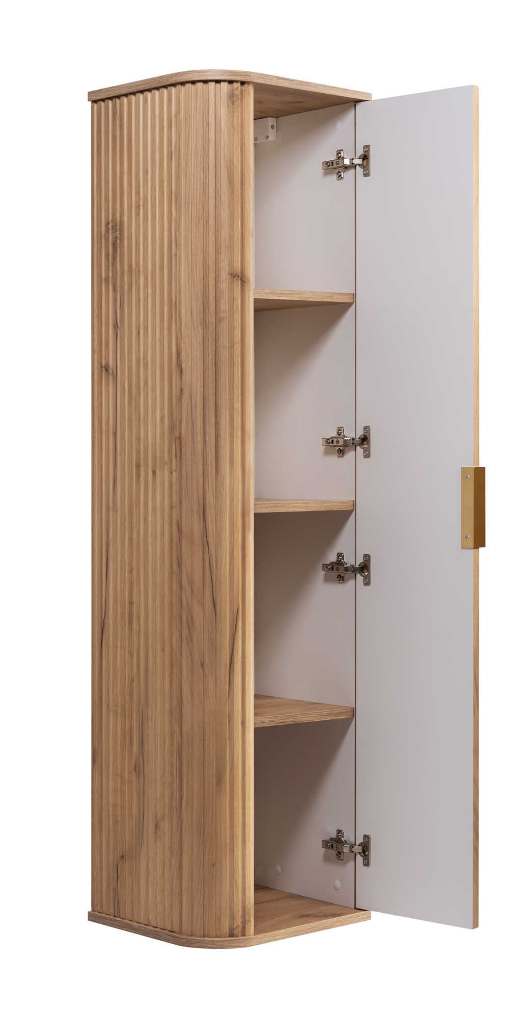 Elvisia Vysoká skrinka do kúpeľne ELEGANCE Craft zlatý – Obrázok 6