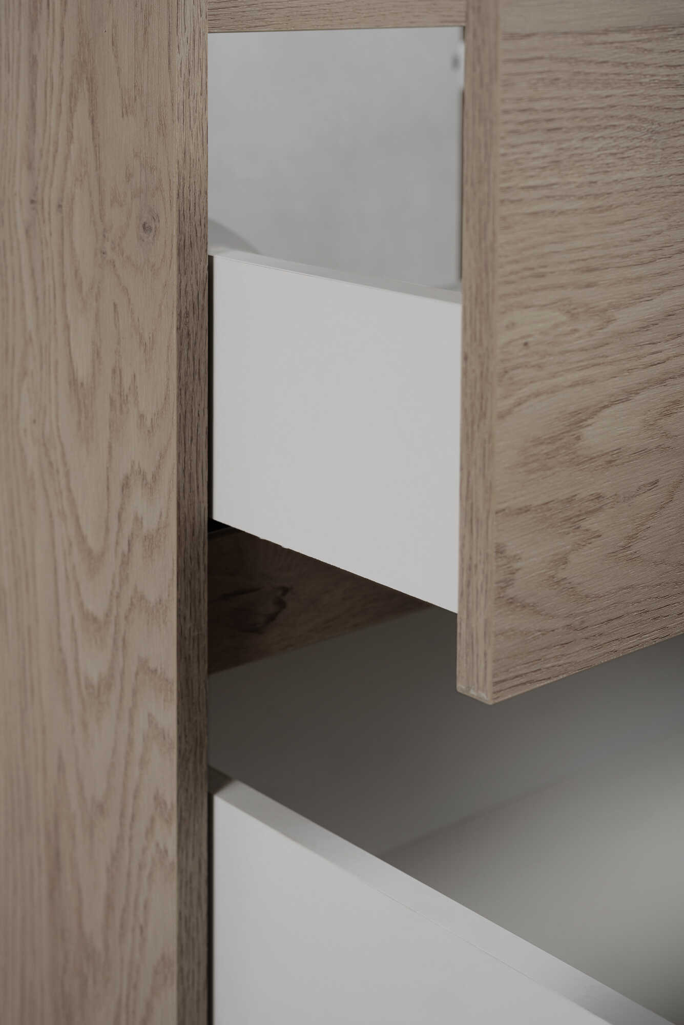 Elvisia Skrinka pod umývadlo s doskou SIMPLE Dark oak D60/1 | 60 cm – Obrázok 20