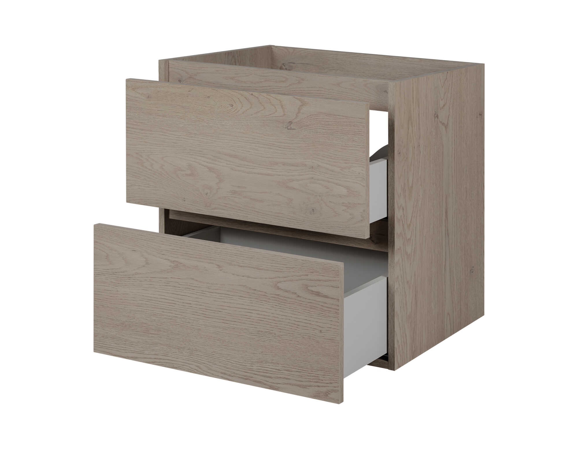 Elvisia Skrinka pod umývadlo s doskou SIMPLE Dark oak D60/1 | 60 cm – Obrázok 14