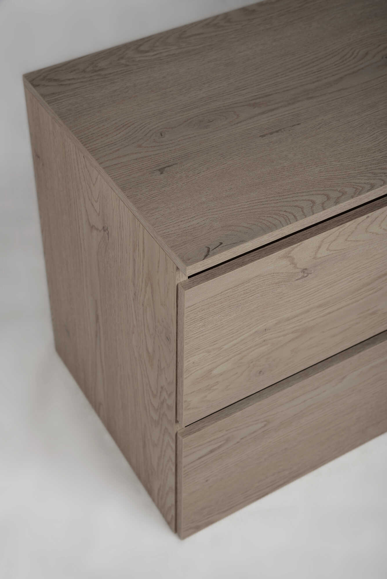 Elvisia Skrinka pod umývadlo s doskou SIMPLE Dark oak D60/1 | 60 cm – Obrázok 16