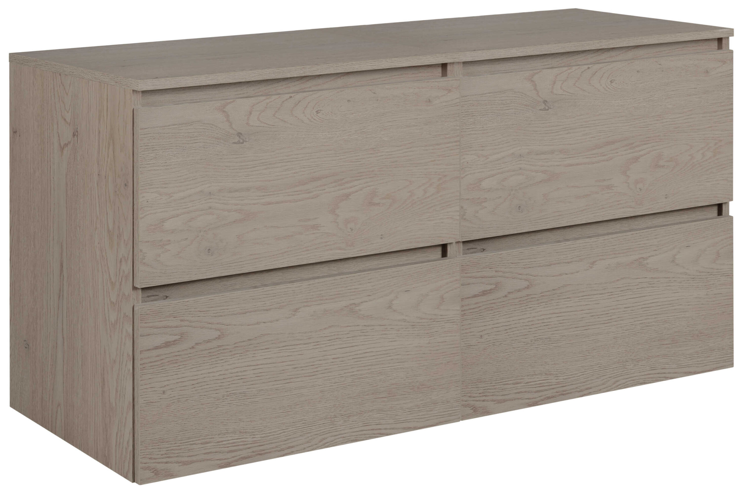 Elvisia Skrinka pod umývadlo s doskou SIMPLE Dark oak D120/1 | 120 cm