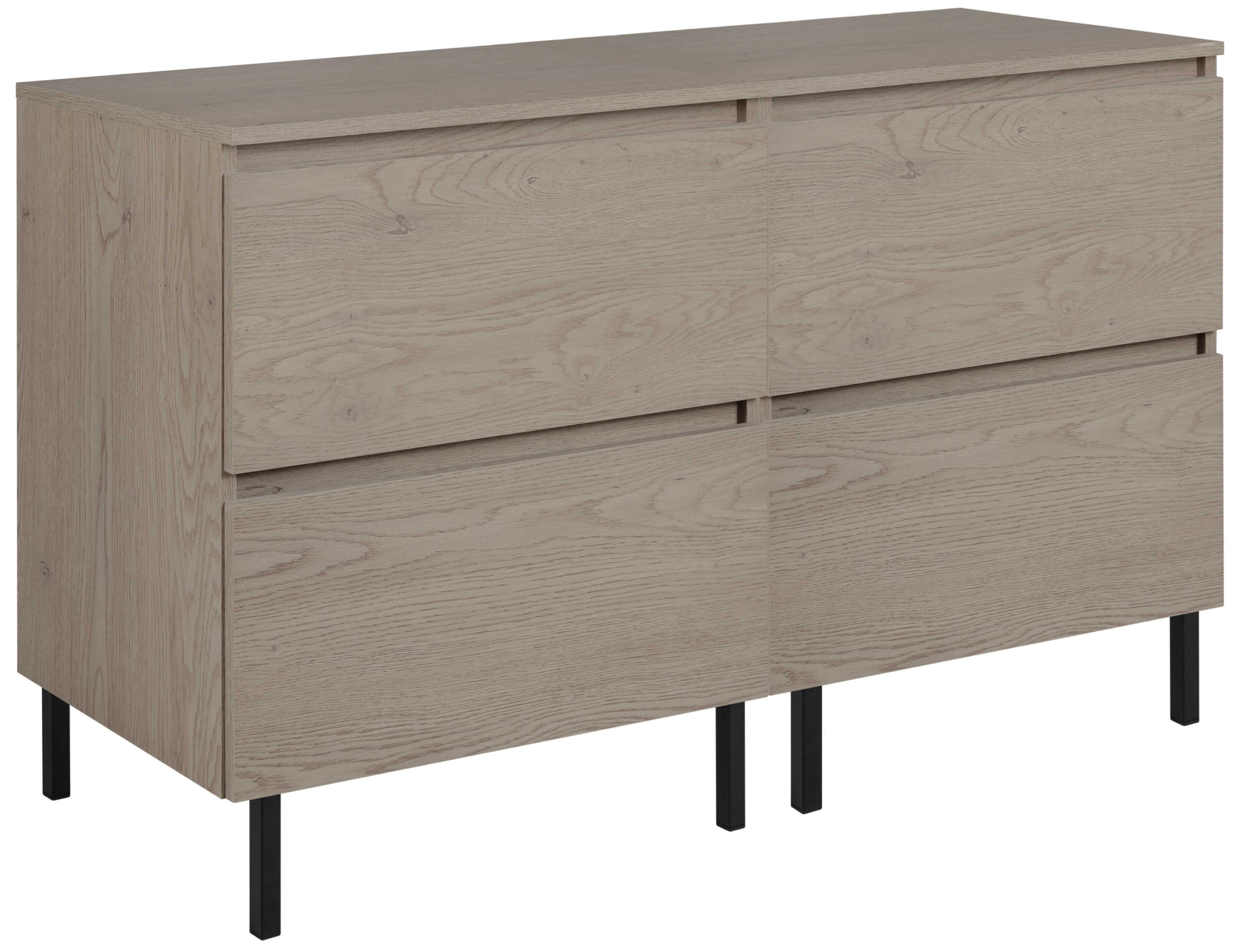 Elvisia Skrinka pod umývadlo s doskou SIMPLE Dark oak D120/1 | 120 cm – Obrázok 5