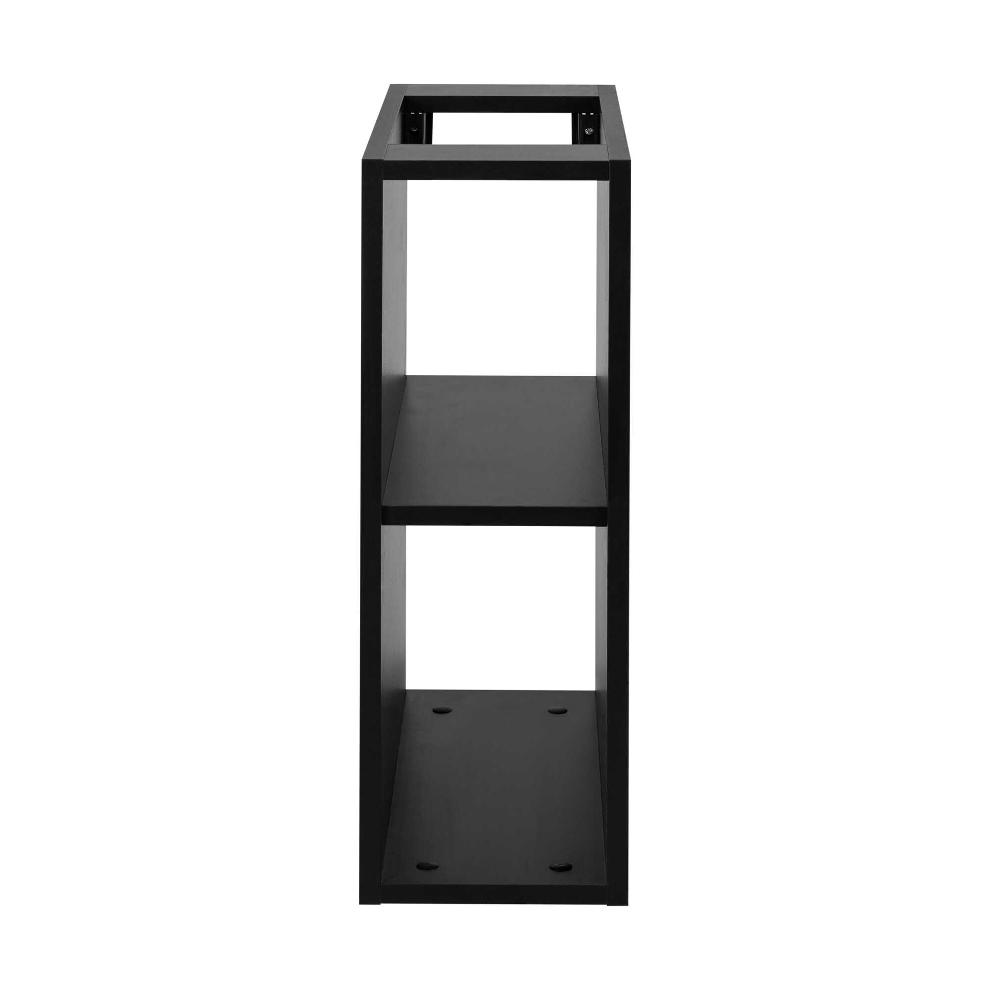 Elvisia Regál do kúpeľne LOFT | black – Obrázok 2
