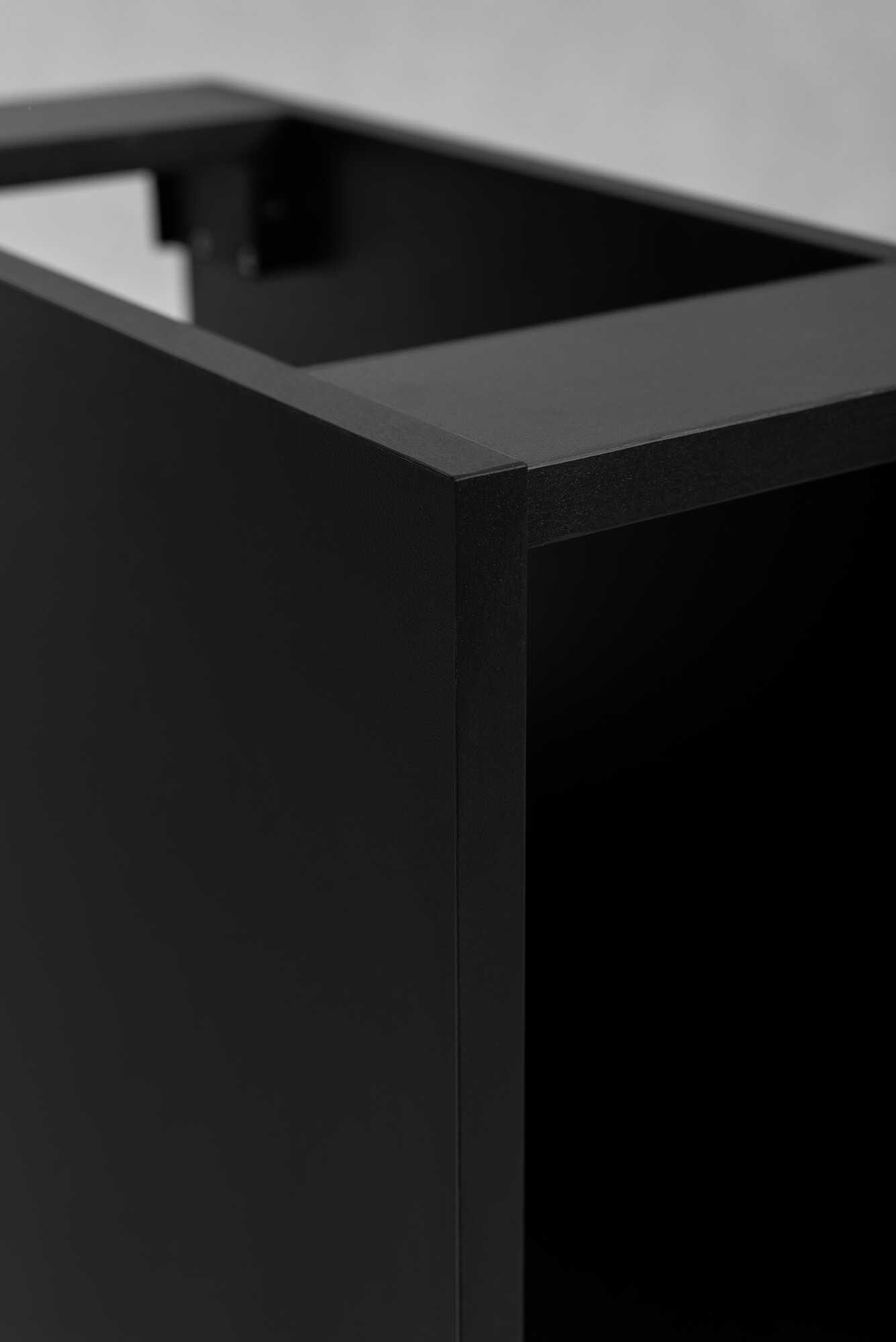 Elvisia Regál do kúpeľne LOFT | black – Obrázok 6