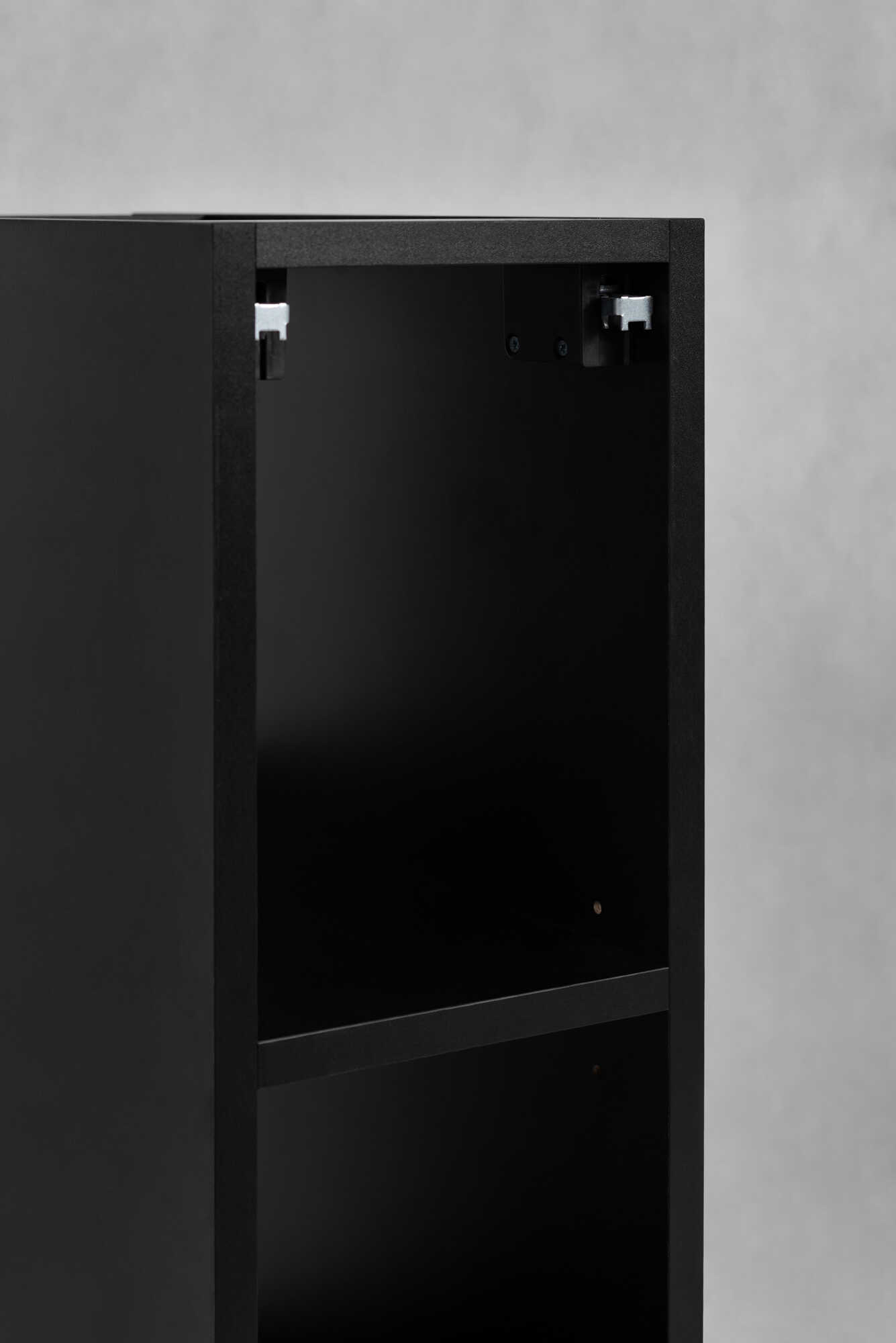 Elvisia Regál do kúpeľne LOFT | black – Obrázok 9