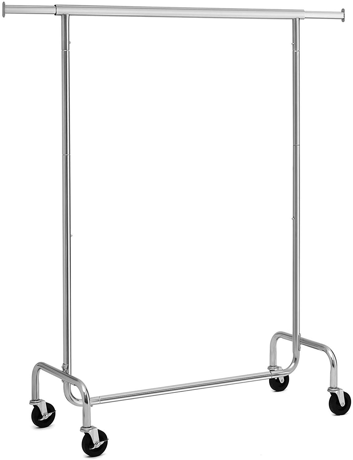 SONGMICS Stojan na šaty pojazdný chrómový 130 Kg – Obrázok 2