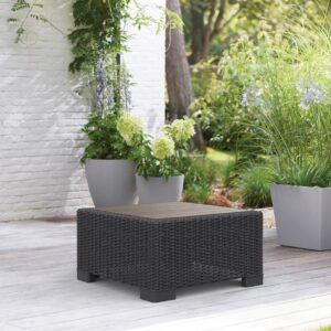 KETER Záhradný stôl ZION CALIFORNIA | walnut / grafit