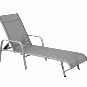 ArtJum Záhradné lehátko OM-358126 | sivá