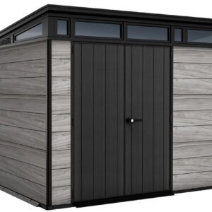 KETER Záhradný domček CRAMP 9 x 7 | Storm Grey