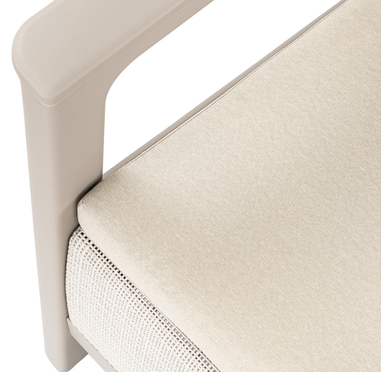 KETER Záhradné kreslá SCANDI LINDI | Pebble Grey / Soft beige – Obrázok 5