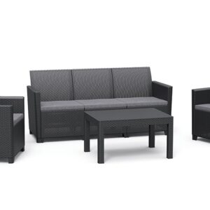 KETER Záhradný set CLARA 5 Orlando table | grafit