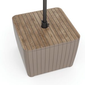 KETER Úložný box ZION DECO | Ashwood / cappucino