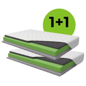 Elvisia Penový matrac NAXA Silver 16 1+1 | 90 x 200 cm