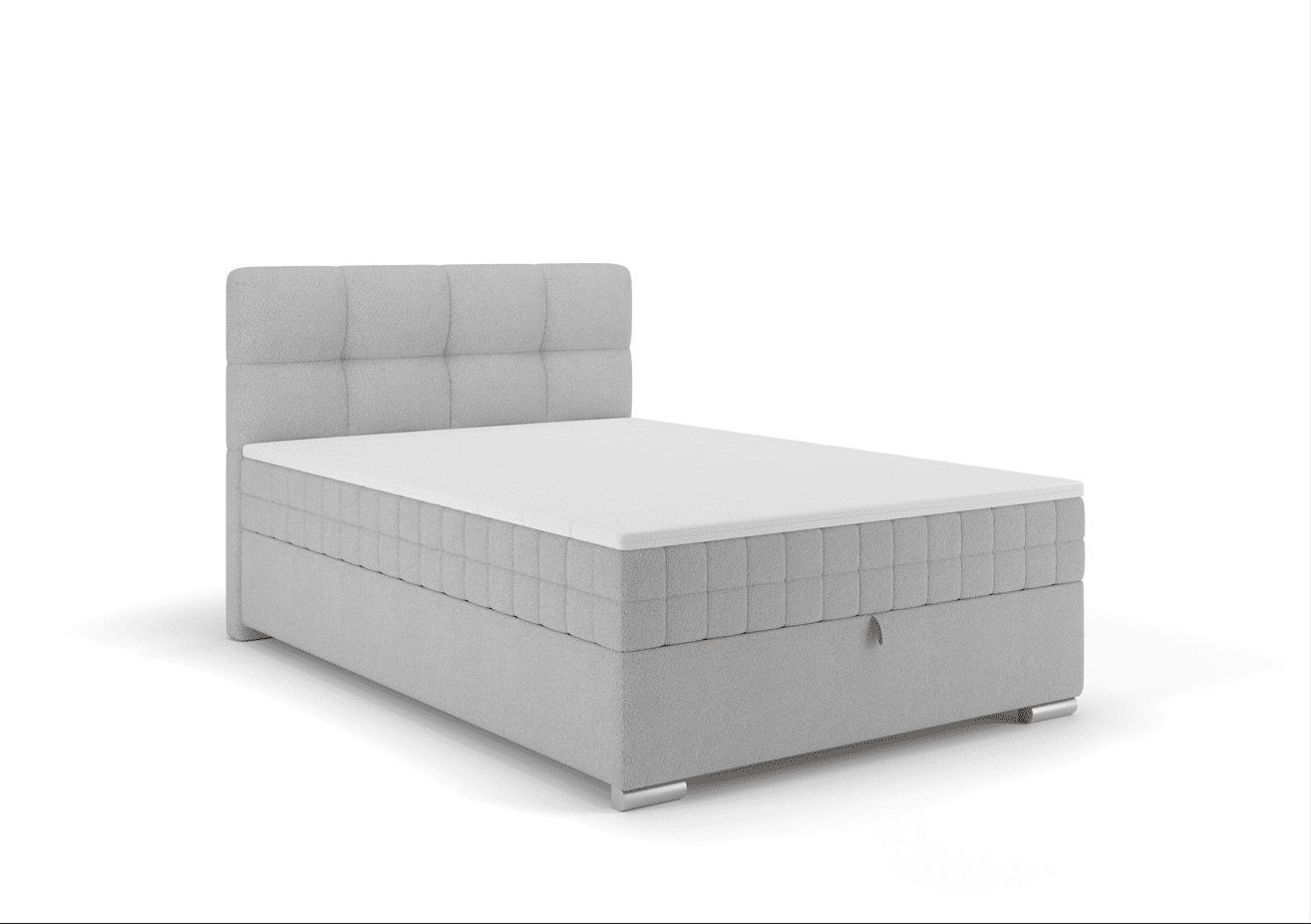 Elvisia Manželská posteľ ALPINA Boxspring | 120 x 200 cm Farba: Tmavá sivá / Vinci 14 – Obrázok 5