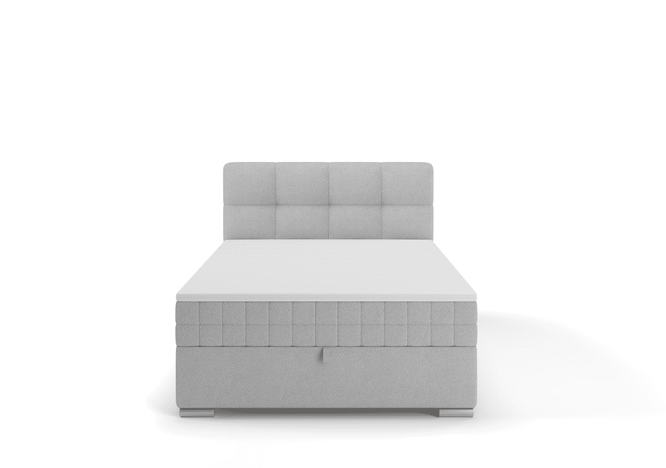 Elvisia Manželská posteľ ALPINA Boxspring | 120 x 200 cm Farba: Tmavá sivá / Vinci 14 – Obrázok 10