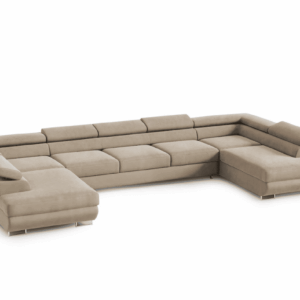 ArtPK Rohová sedacia súprava ISABELLA U 160 XL | pravá Farba: Béžová / Vogue 02