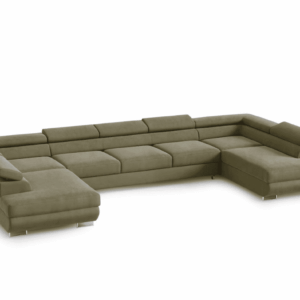 ArtPK Rohová sedacia súprava ISABELLA U 160 XL | pravá Farba: Olivová / Vogue 10