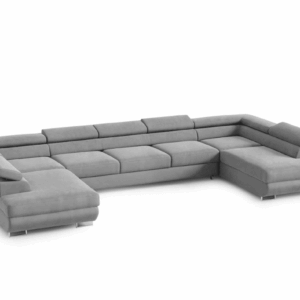 ArtPK Rohová sedacia súprava ISABELLA U 160 XL | pravá Farba: Sivá / Vogue 14