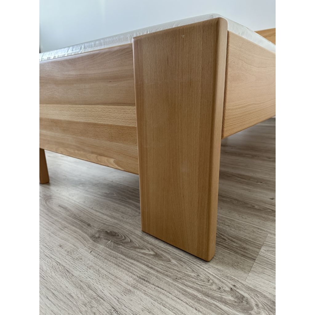 Jednolôžková posteľ - masív | 910 cm buk – Obrázok 9