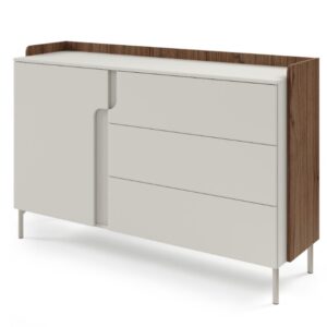 Meblar  Komoda POSITANO P07 | cashmere / orech alba