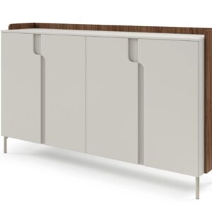 Meblar  Komoda POSITANO P06 | cashmere / orech alba