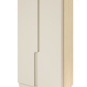 Meblar  Šatníková skriňa POSITANO P01 | dub Mavelie / macadamia