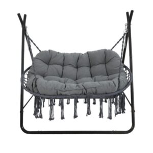 Chomik Závesné dvojité kreslo POLY FAT0456 | antracit