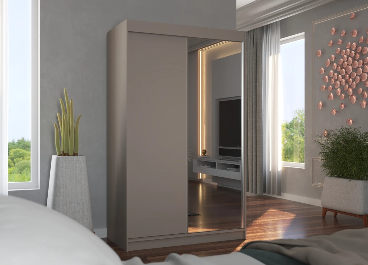 ArtAdrk Šatníková skriňa REWENA | cashmere 120 cm