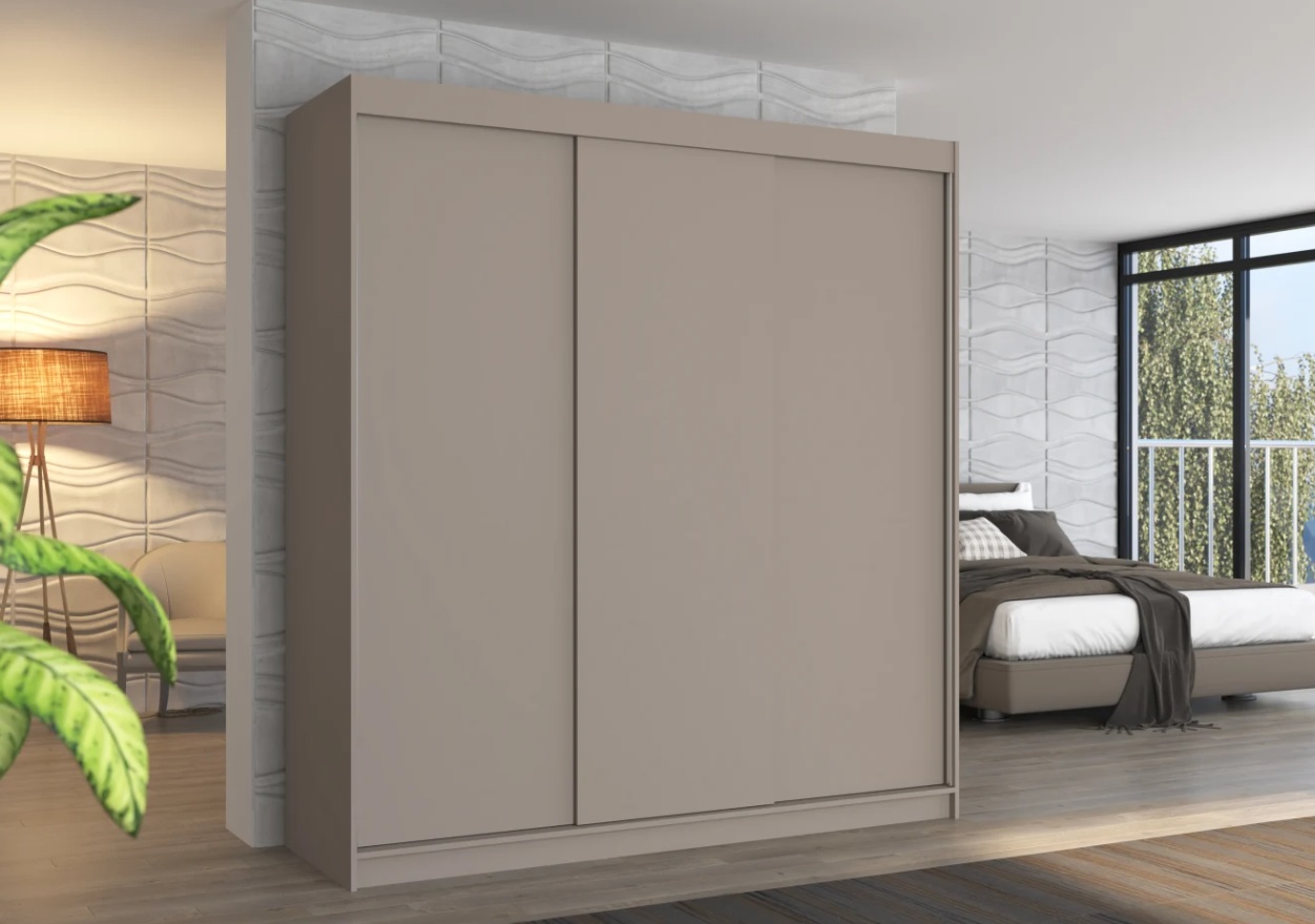 ArtAdrk Šatníková skriňa MEGAN | cashmere 200 cm