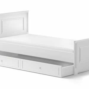 ArtBel Detská posteľ INES | biela 90 x 200 cm