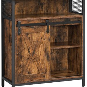 VASAGLE Univerzálna rustikálna skriňa s posuvnými dverami