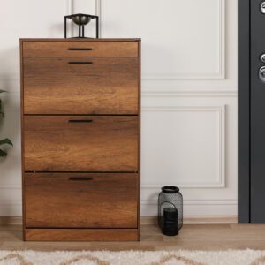 ASIR Skriňa na topánky OPEN 3+1 orech