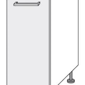 ArtExt Kuchynská linka FLORENCE mat Kuchyňa: Spodná skrinka D1D/30 / (ŠxVxH) 30 x 82 x 50 cm