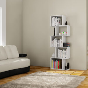 ASIR Regál na knihy MERIC biely