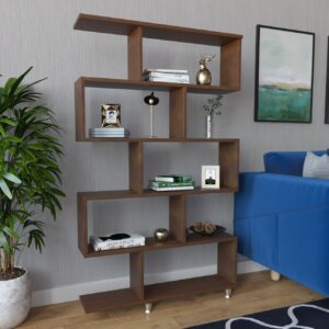 ASIR Regál na knihy NILUFER orech