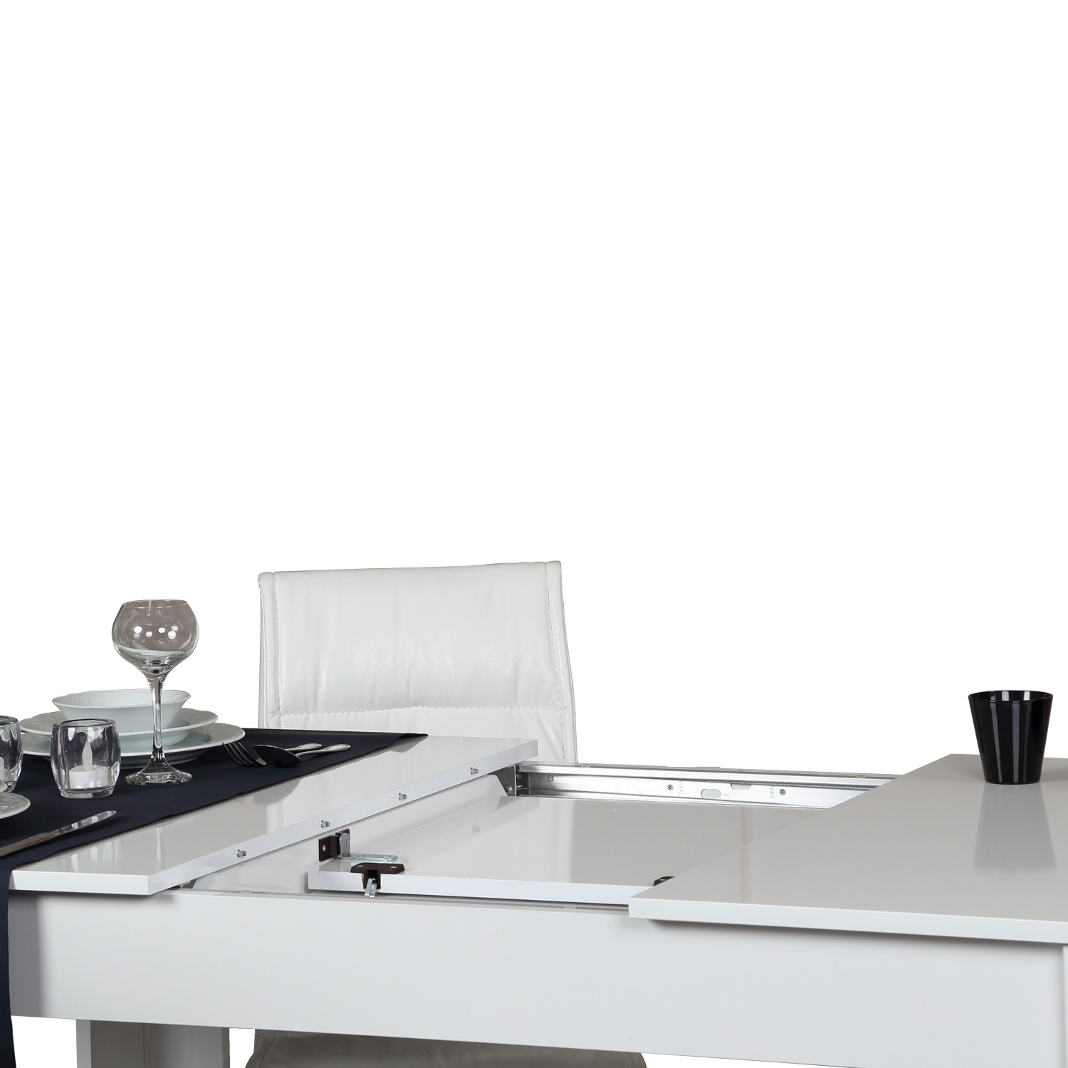ASIR Jedálenský stôl OBLO biely – Obrázok 3