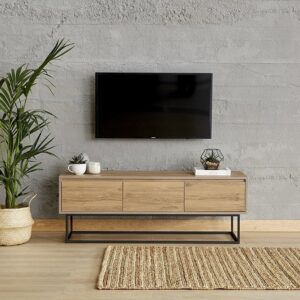 ASIR TV stolík LUPIN 140 orech, čierny