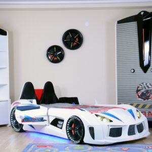 ASIR Detská posteľ auto CAR biela