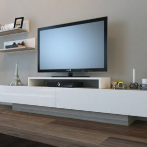 ASIR Obývacia stena LUSI biela, dub