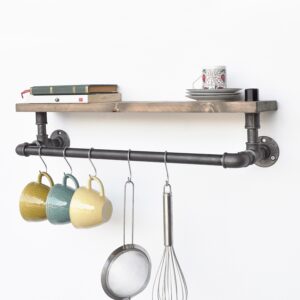 ASIR Kuchynská polica BORURAF orech