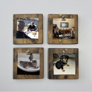 ASIR Dekoratívne drevené rámy QUATRO orech